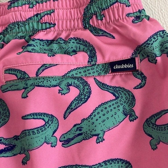 Chubbies Alligator Pink Swim Trunks Size XL - Picture 5 of 5